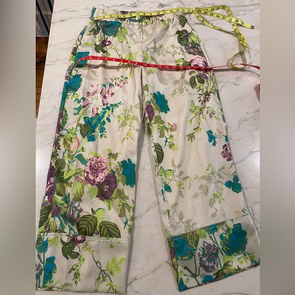 JCrew Collection Ratti Floral Print Cropped Pants size 2 - Picture 2 of 6